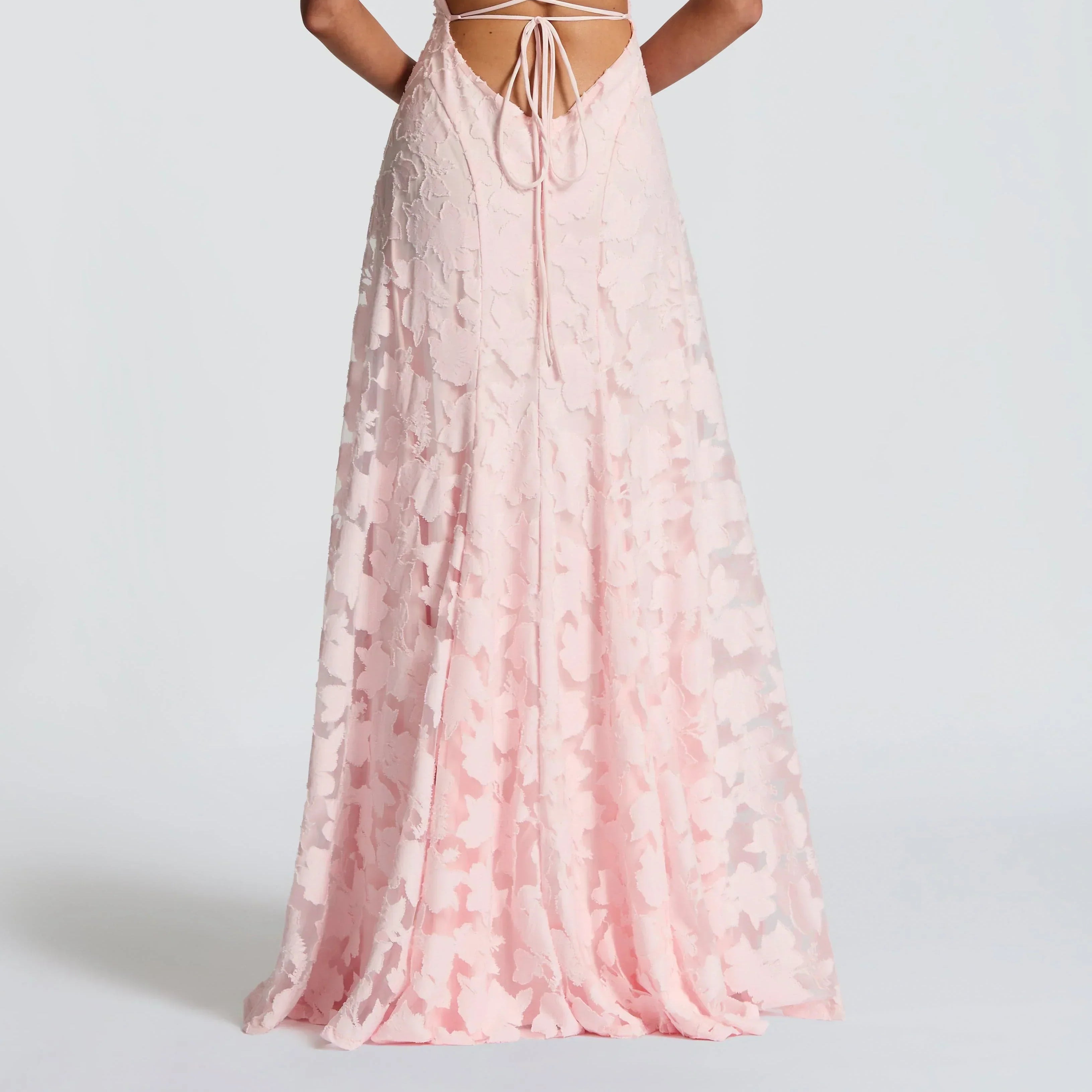Aveline Lace Corset Evening Gown