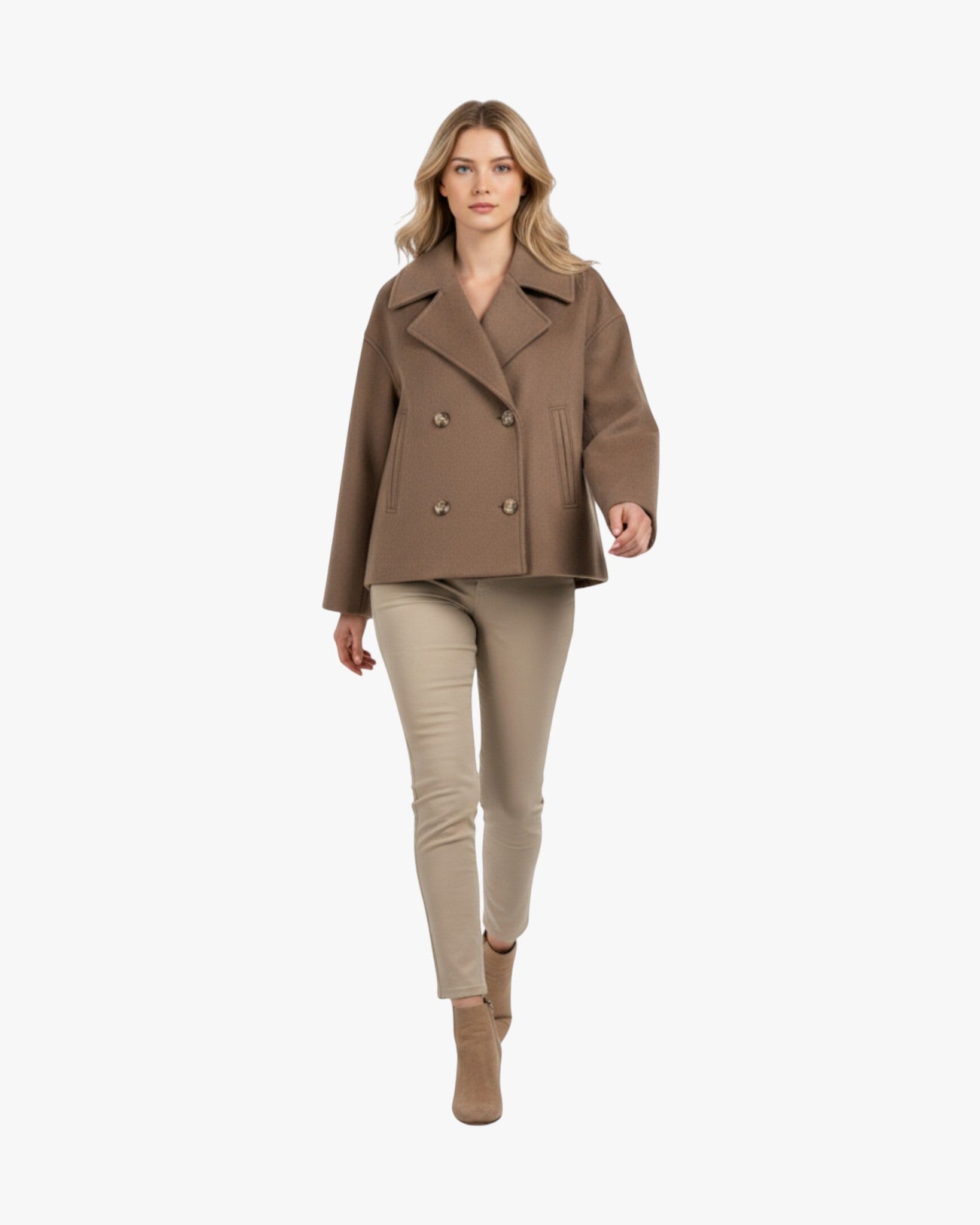 Chic Short Jacket – Effortless Style, Cozy Warmth