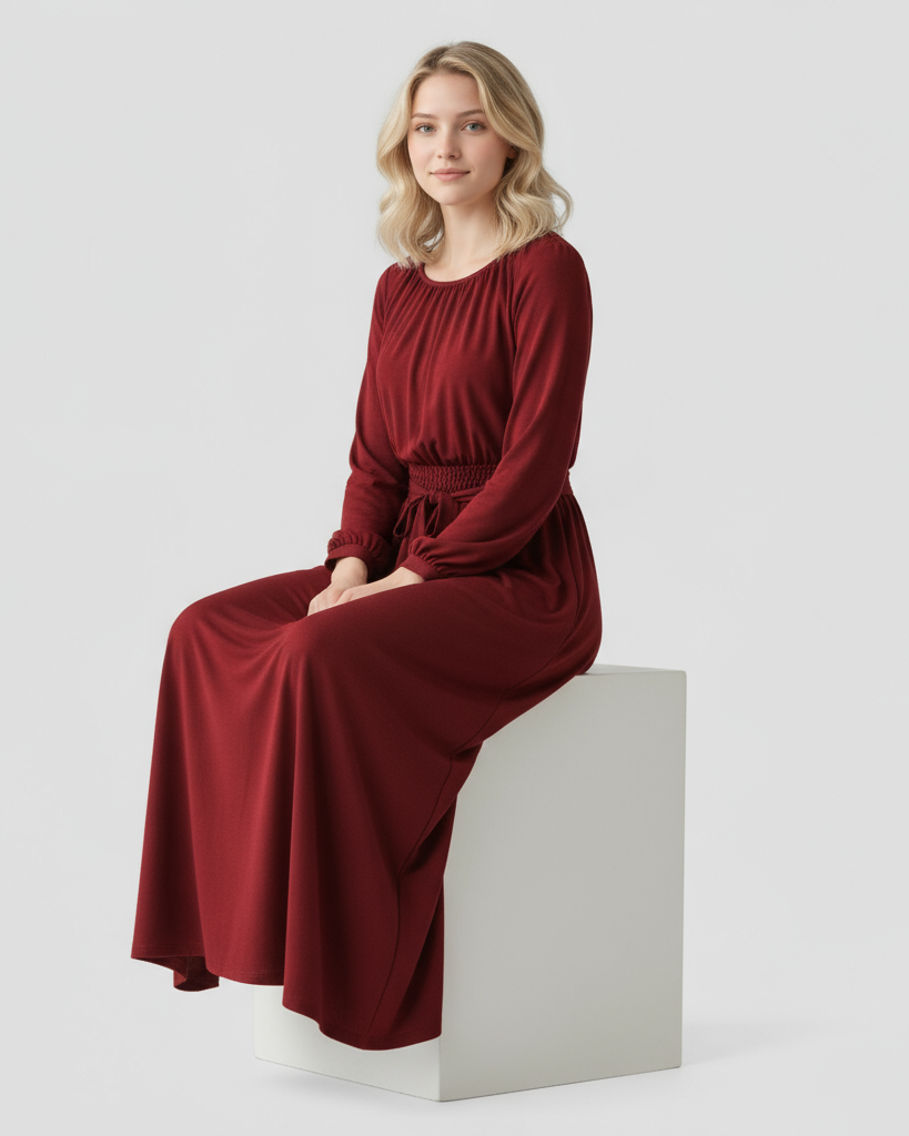 Chic Belted Maxi Dress for Effortless Elegance