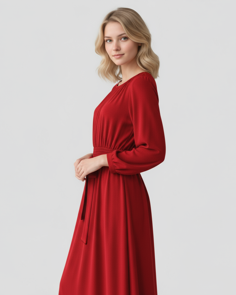 Chic Belted Maxi Dress for Effortless Elegance