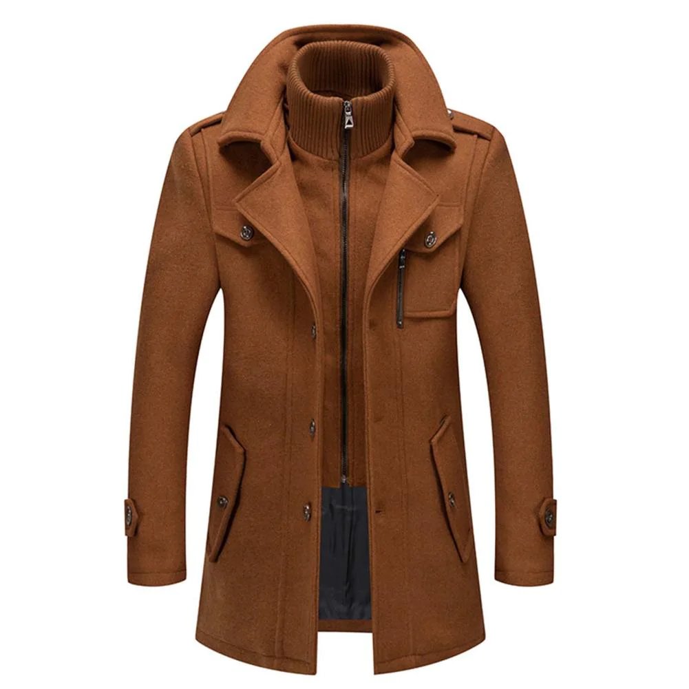 Men's Winter Coat with a Vintage Look