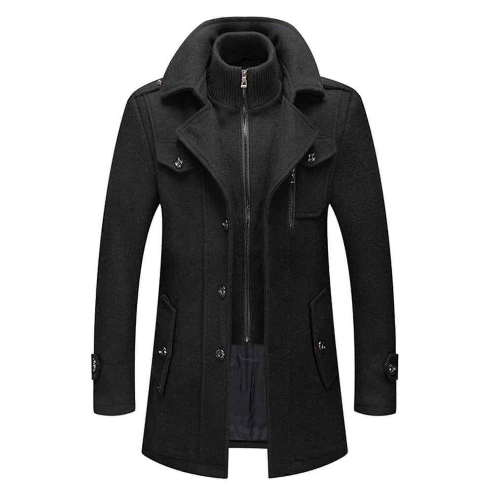 Men's Winter Coat with a Vintage Look