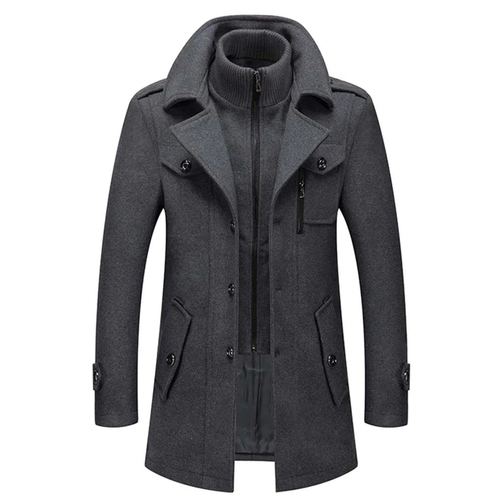 Men's Winter Coat with a Vintage Look