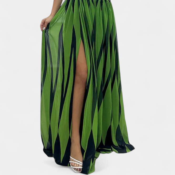 Women's Elegant Maxi Dress with Sophisticated Silhouette
