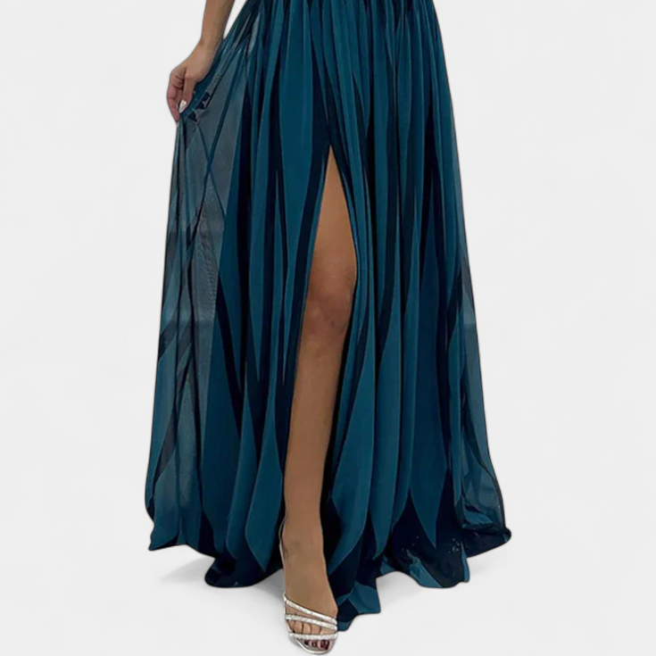 Women's Elegant Maxi Dress with Sophisticated Silhouette