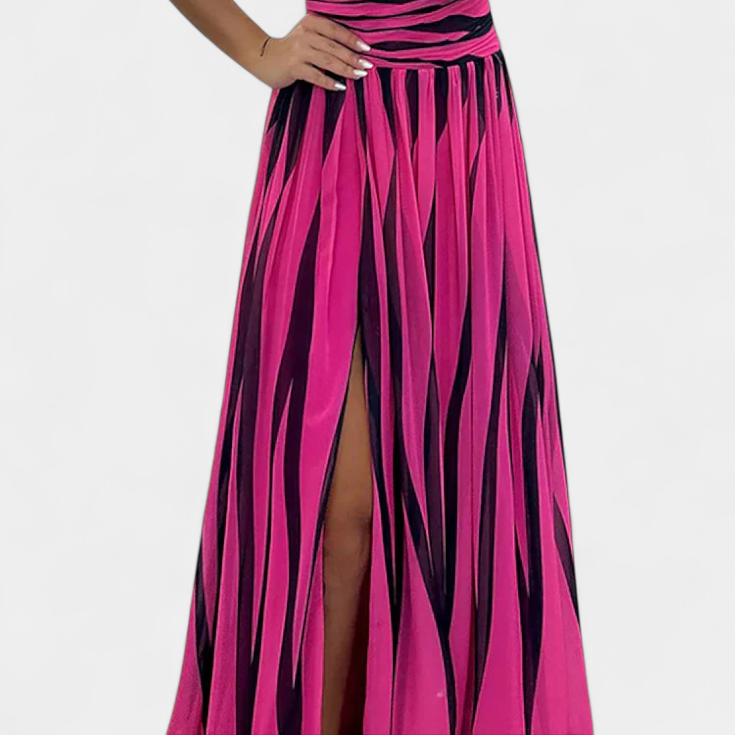 Women's Elegant Maxi Dress with Sophisticated Silhouette
