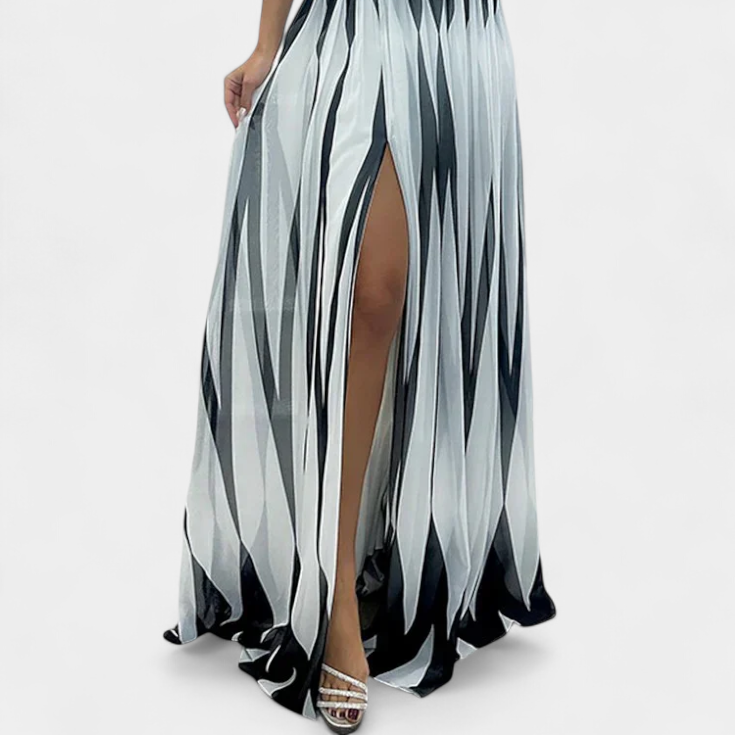 Women's Elegant Maxi Dress with Sophisticated Silhouette