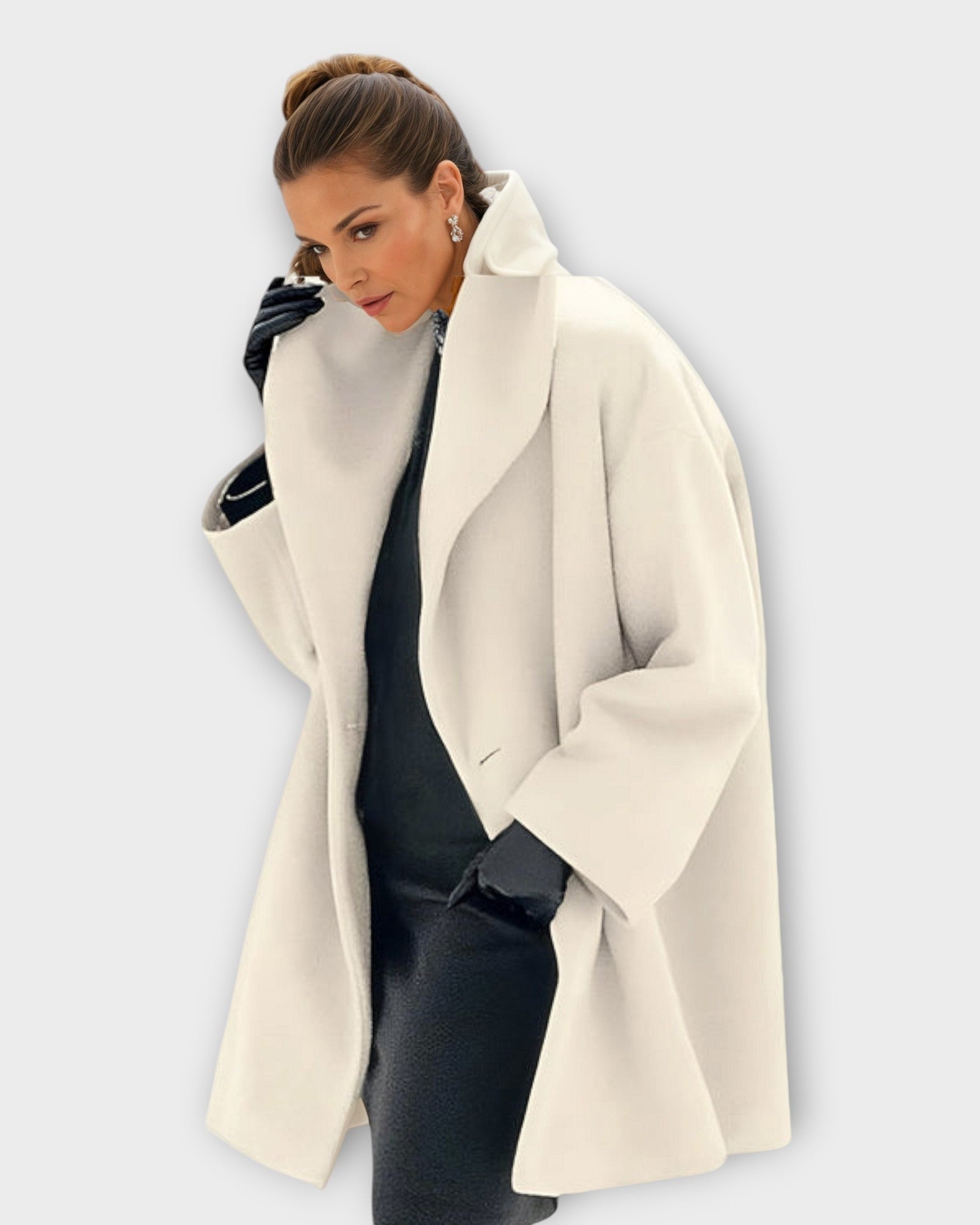 Women > Coats > Winter : Women's Timeless Elegance Winter Coat in White van DUUWE