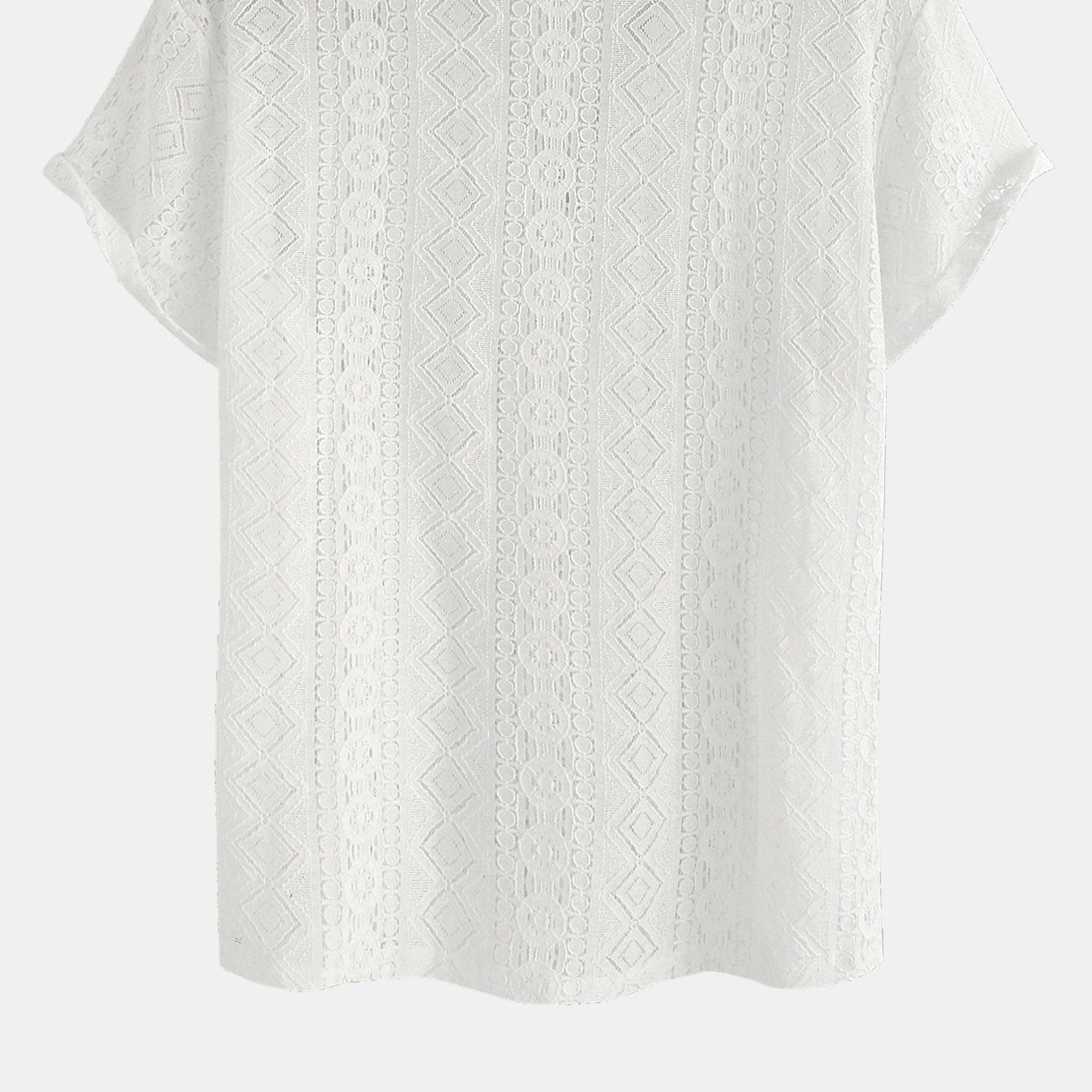 Men's Textured Cuban Shirt
