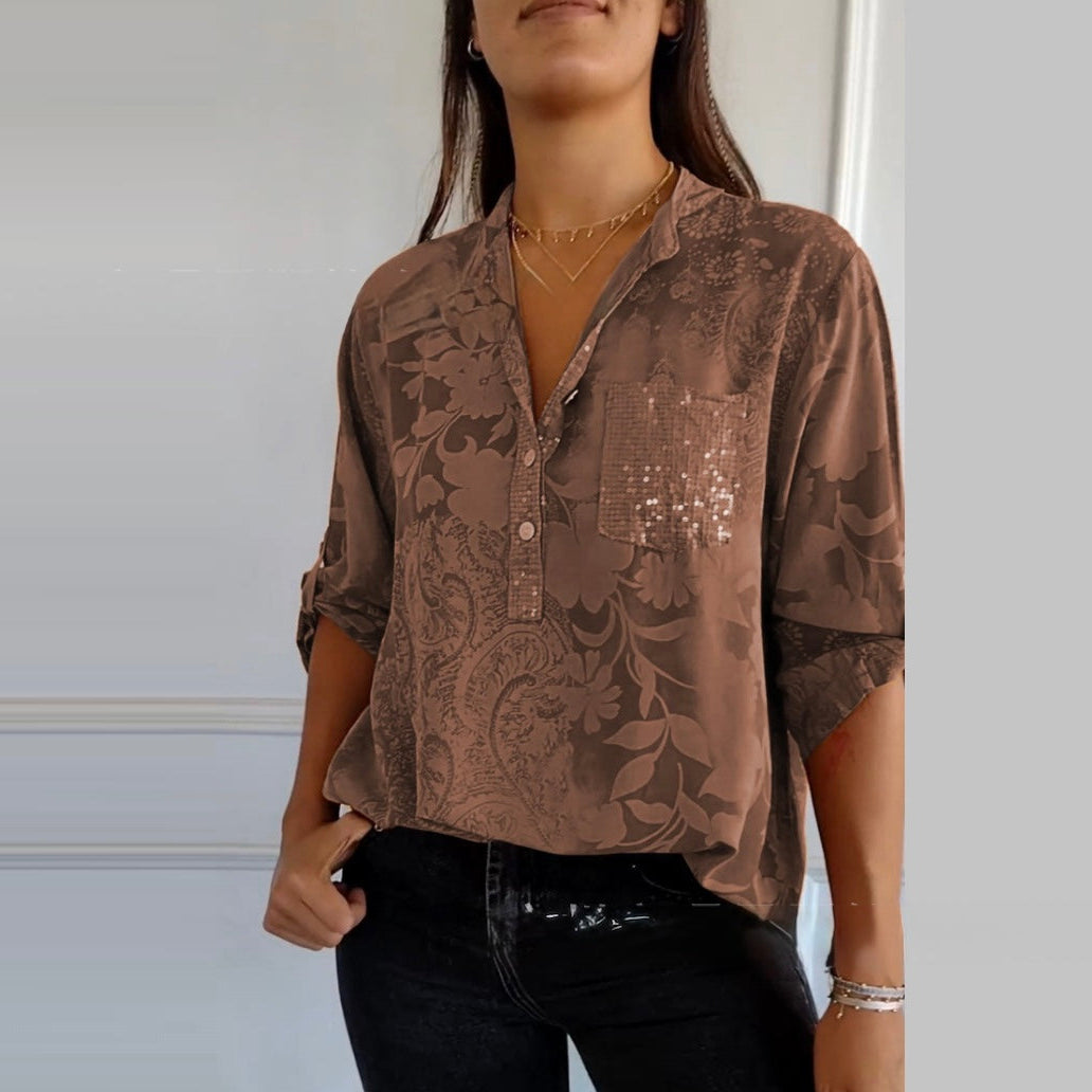 Women's Flora Touch Shirt - Soft Floral Comfort