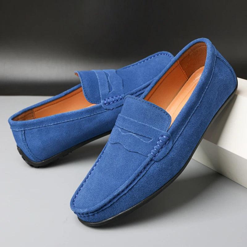 Men's Suede Slip-On Loafers
