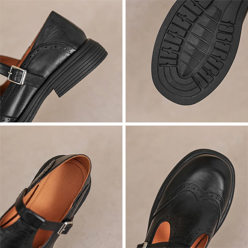 Women's Leather Mary Janes — Elegant, Timeless Style