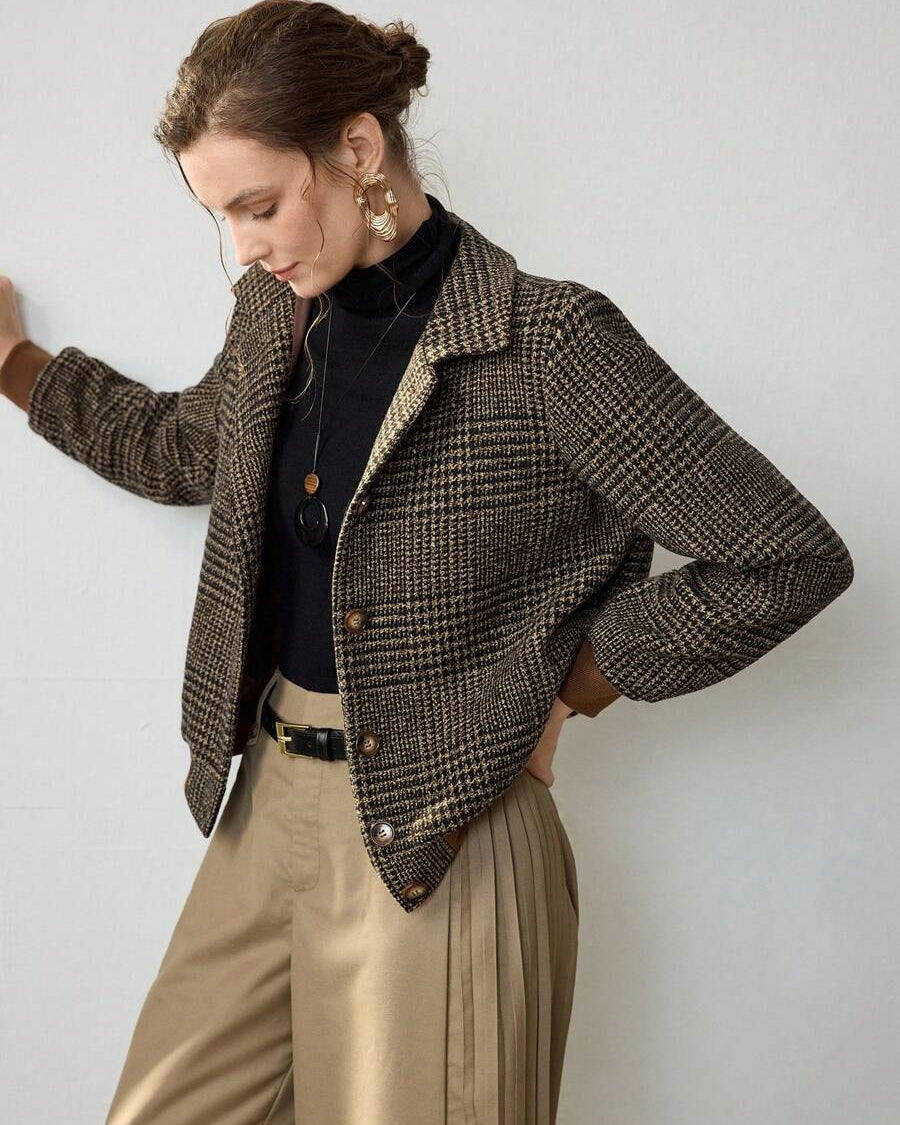 Blythe Cropped Tweed Jacket — Effortlessly Chic