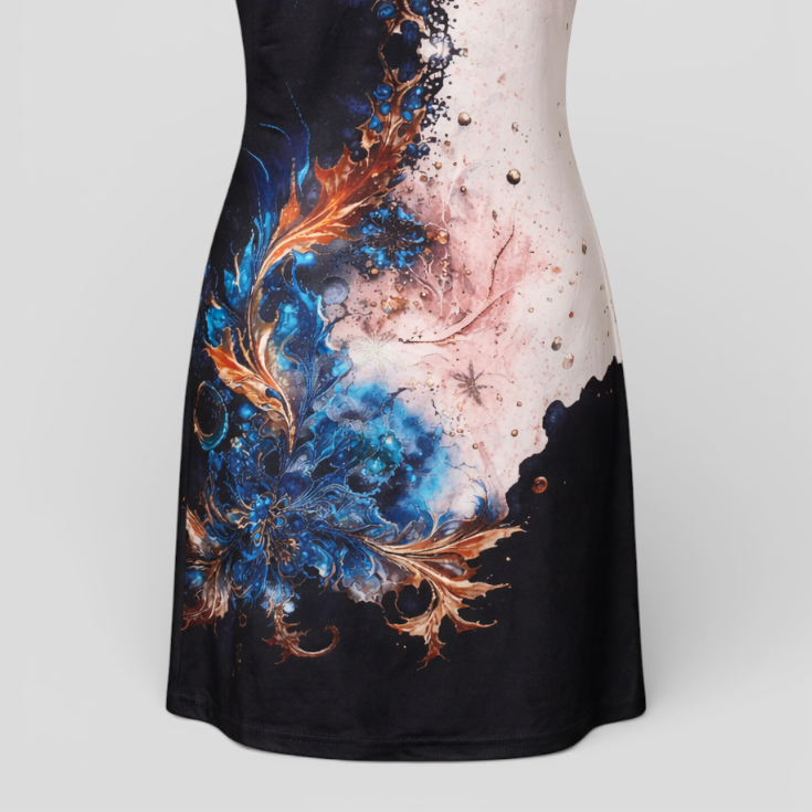 Women's Flowy A-Line Summer Dress in Lightweight, Breathable Fabric