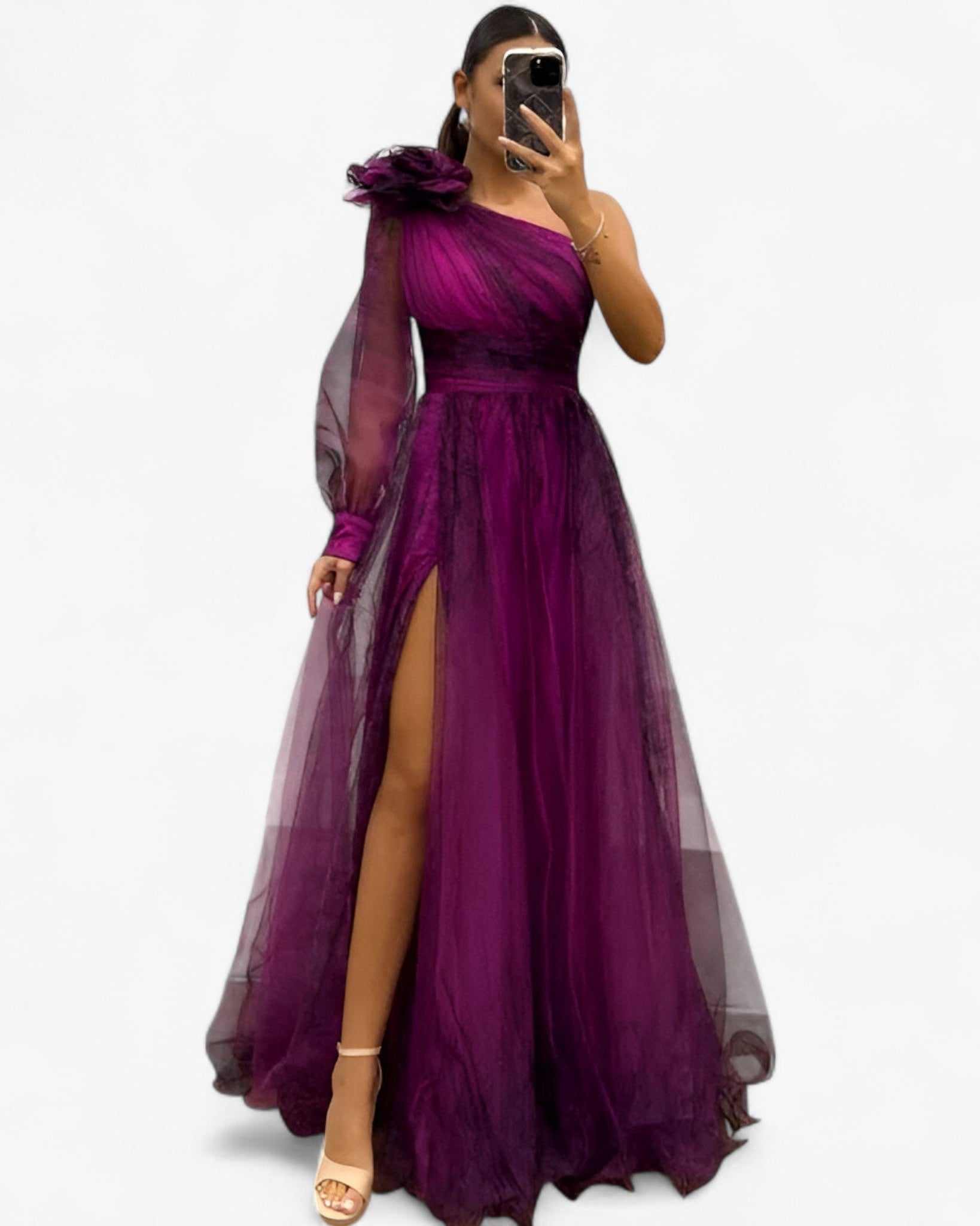 Alma Maxi Dress – Elegant, Unique & Effortlessly Chic Red | DUUWE