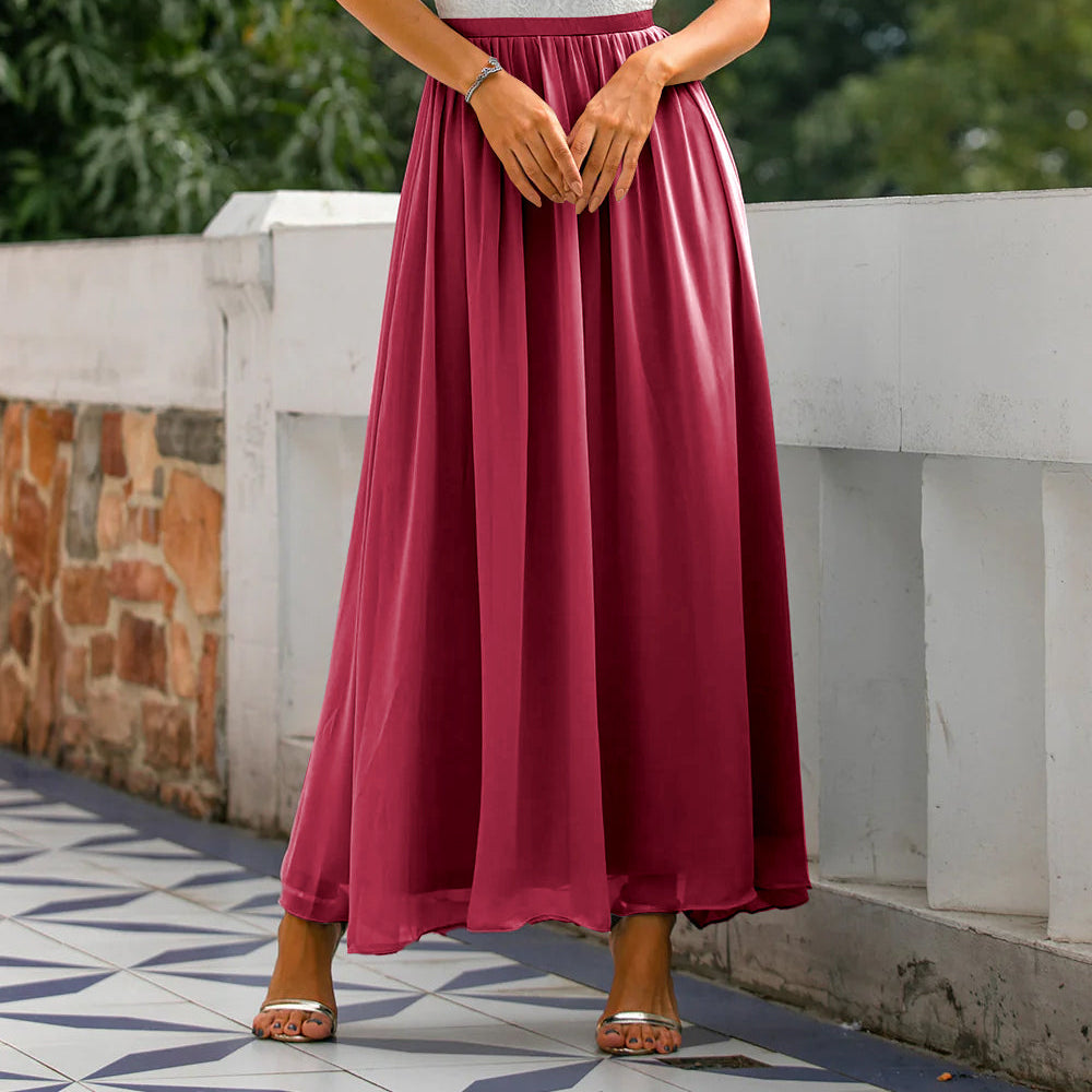 Carmela Women's Halter Maxi Dress - Elegant Wedding Guest Gown