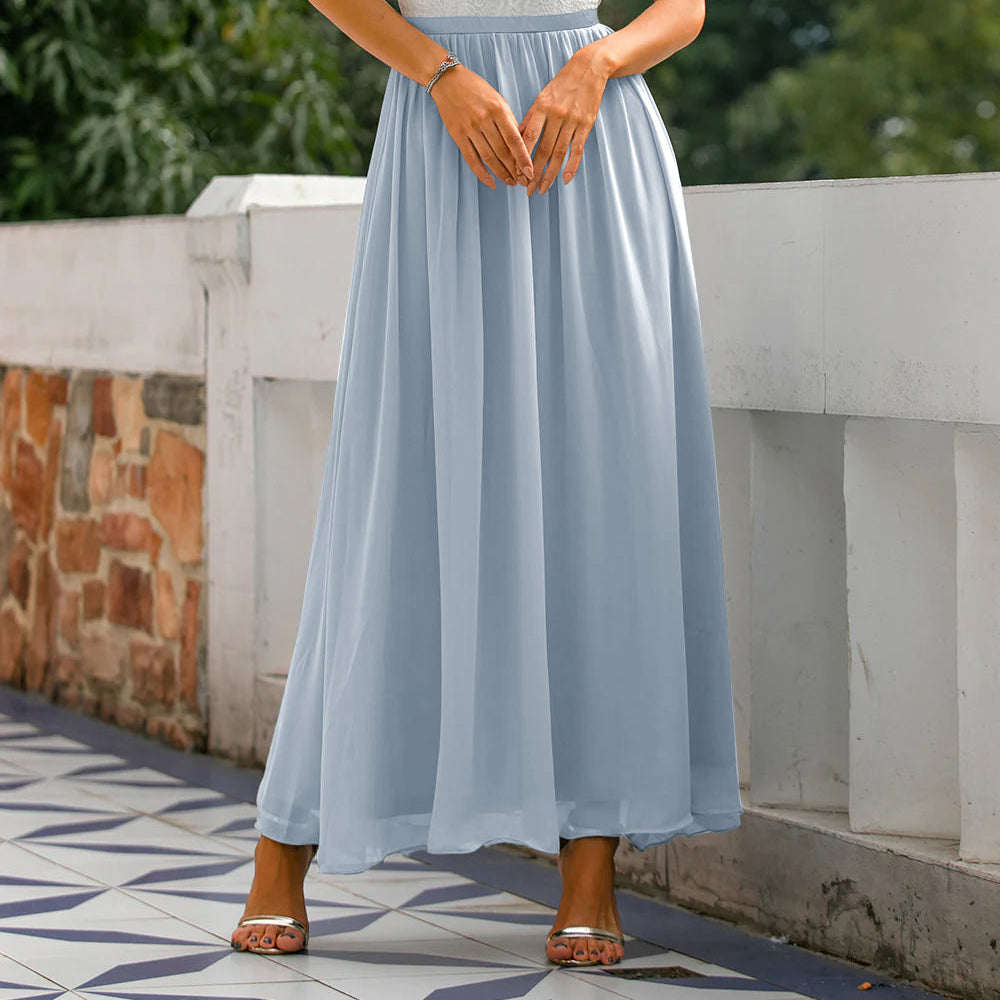 Carmela Women's Halter Maxi Dress - Elegant Wedding Guest Gown