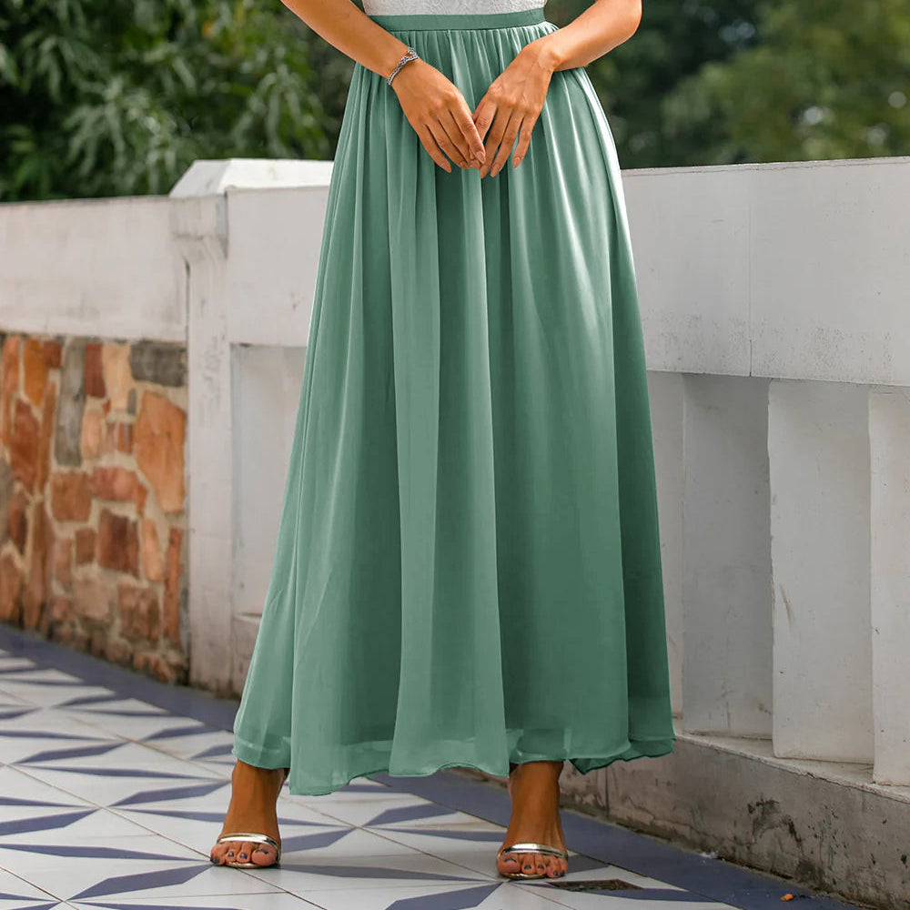 Carmela Women's Halter Maxi Dress - Elegant Wedding Guest Gown