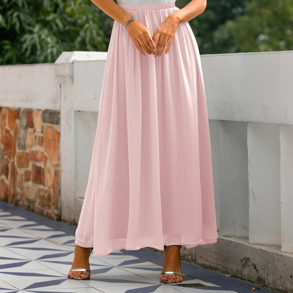 Carmela Women's Halter Maxi Dress - Elegant Wedding Guest Gown