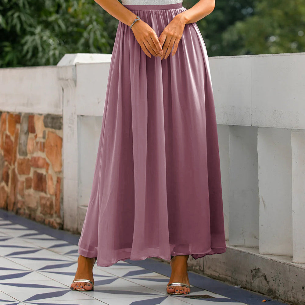 Carmela Women's Halter Maxi Dress - Elegant Wedding Guest Gown