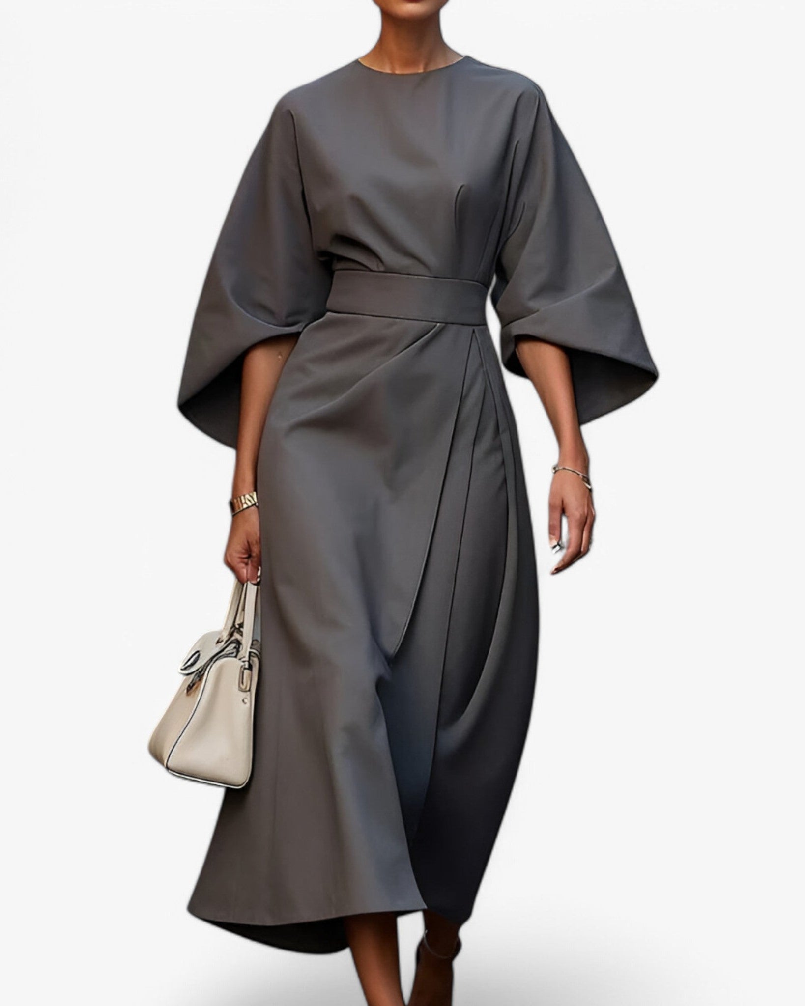 Chic Asymmetric Dress with a Modern, Elegant Silhouette