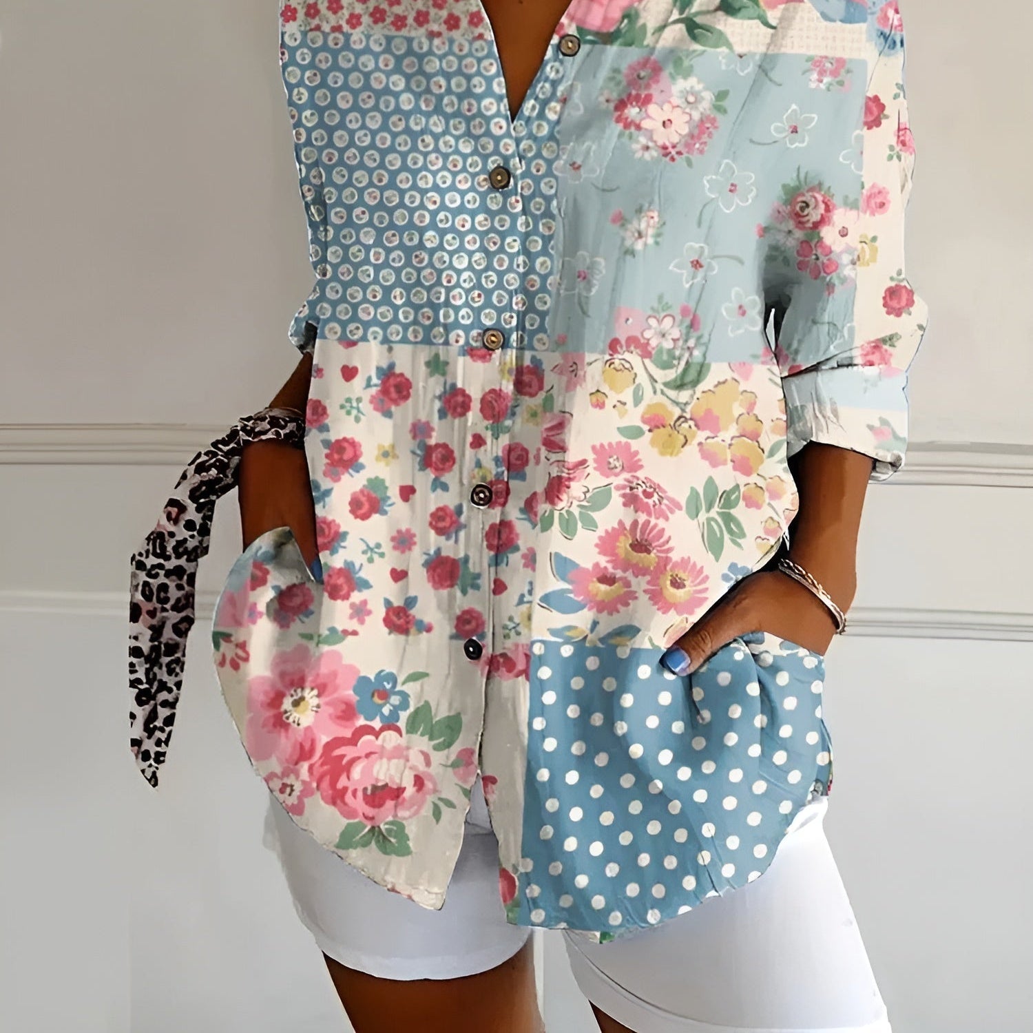 Maia | Floral Summer Blouse