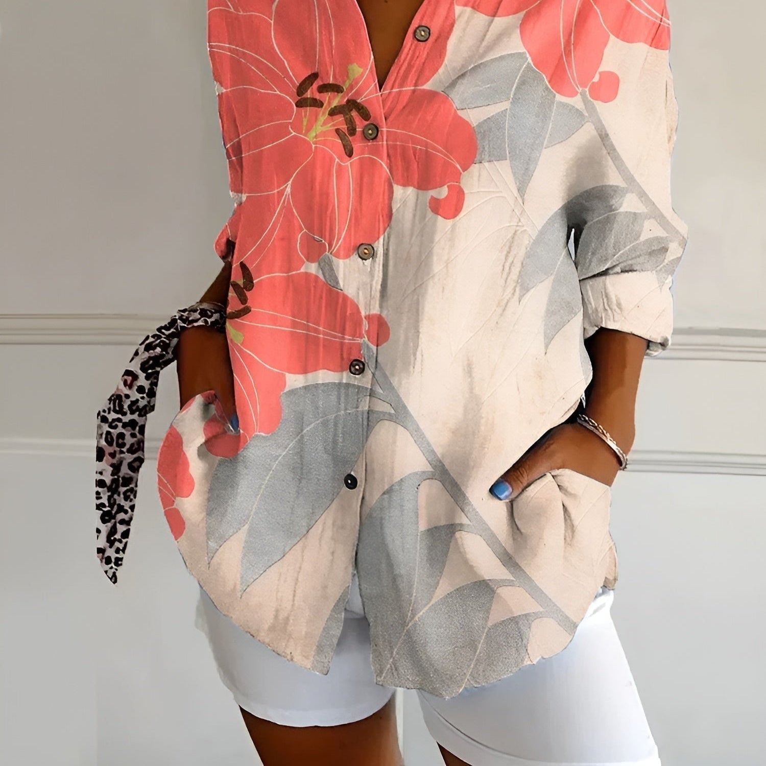 Maia | Floral Summer Blouse