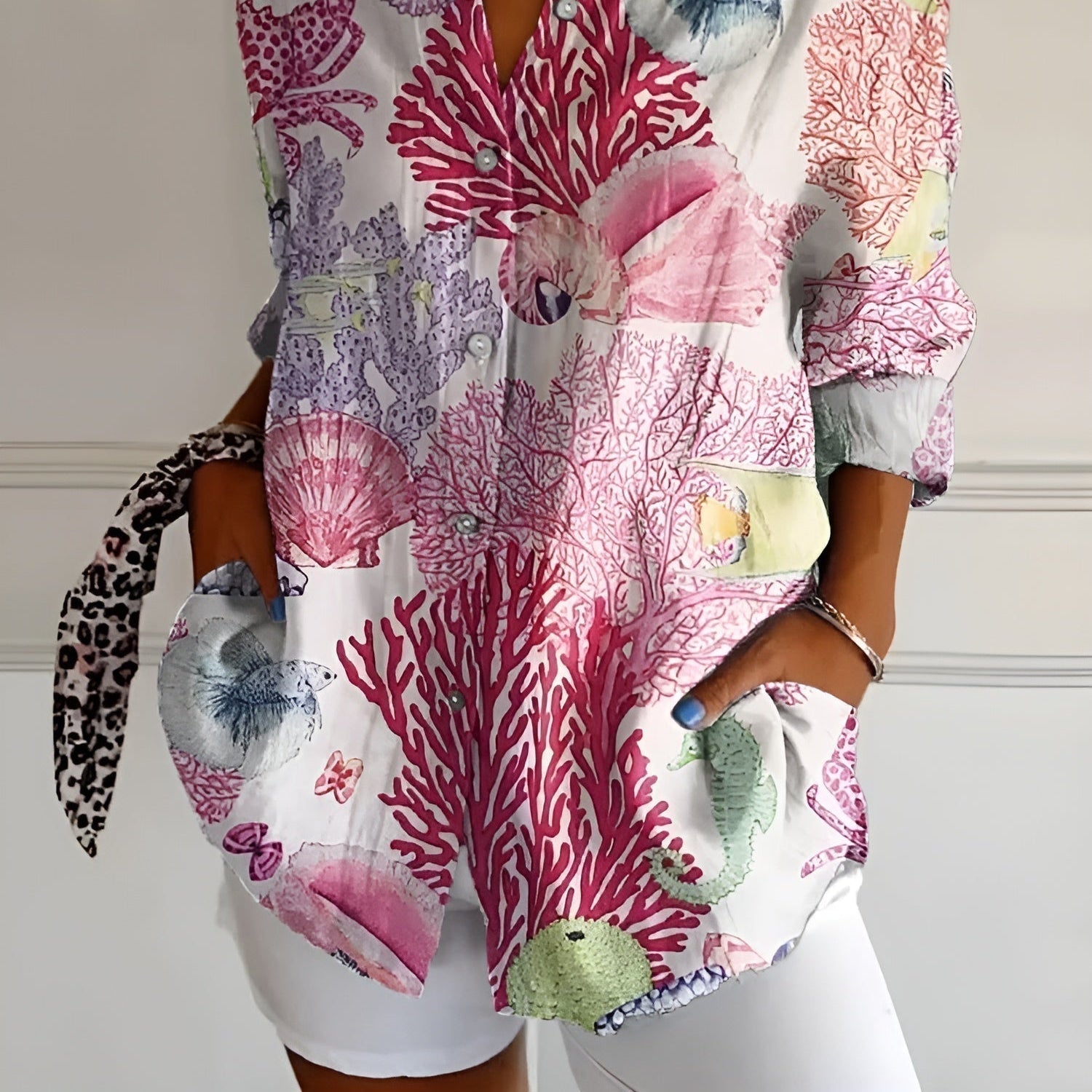 Maia | Floral Summer Blouse