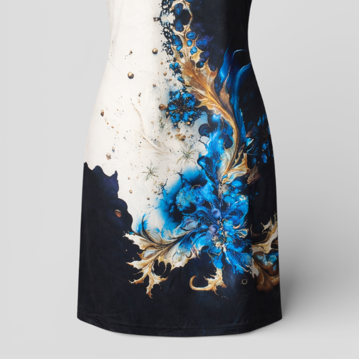 Women's Flowy A-Line Summer Dress in Lightweight, Breathable Fabric
