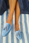 Women's Luxurious Slipper with Silver Tassel
