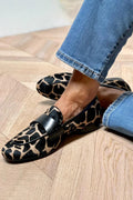 Women's Sophisticated Animal-Print Loafer with Elegant Detailing