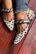 Women's Studded Mary Jane Flats - Edgy, Comfortable Everyday Shoes