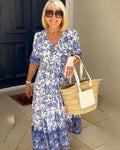 Women's Boho Maxi Dress for Effortless Beauty - DUUWE