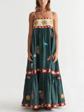 Women's Funny summer clothing with unique print - Trendy midi long