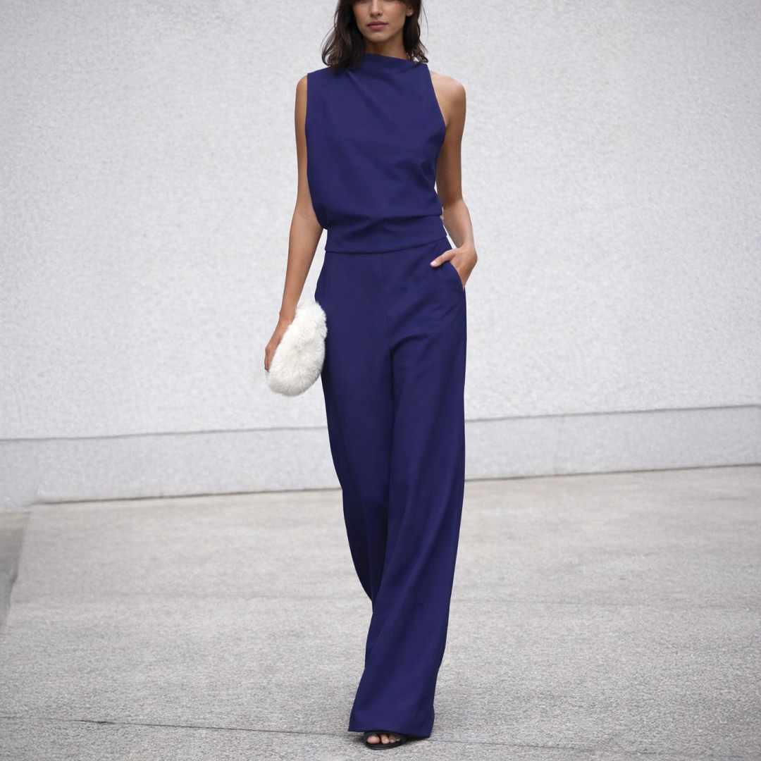 Clara - Chic Sleeveless Jumpsuit for Effortless Sophistication