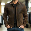 Men's Leather Jacket - Timeless Style, Premium Craftsmanship
