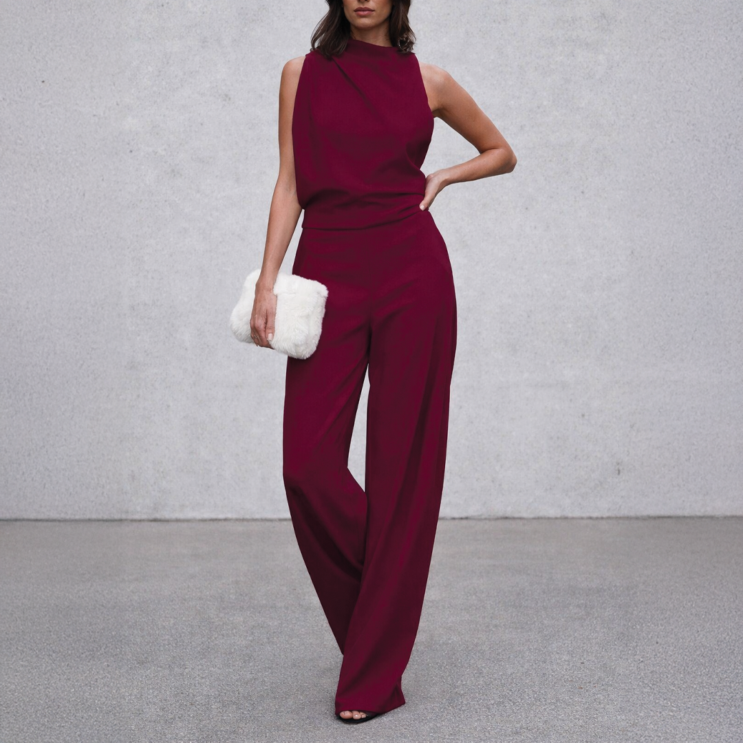 Clara - Chic Sleeveless Jumpsuit for Effortless Sophistication