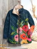 Women's Vintage Floral Quilted Jacket