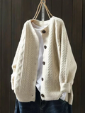 Women's Cable Knit Cardigan - DUUWE