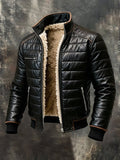 Men's Black Sherpa Jacket