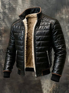 Black jacket with warm Sherpa lining | DUUWE
