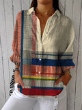 Women's Artistic Pattern Blouse