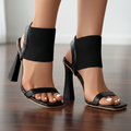Women's Aria Open-Toe Heels - Sleek, Elegant Footwear for Any Occasion
