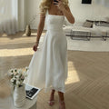Women's Blair Women’s Square-Neck Midi Dress – The Perfect Wedding