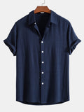 Men's Breathable Button-Up Shirt
