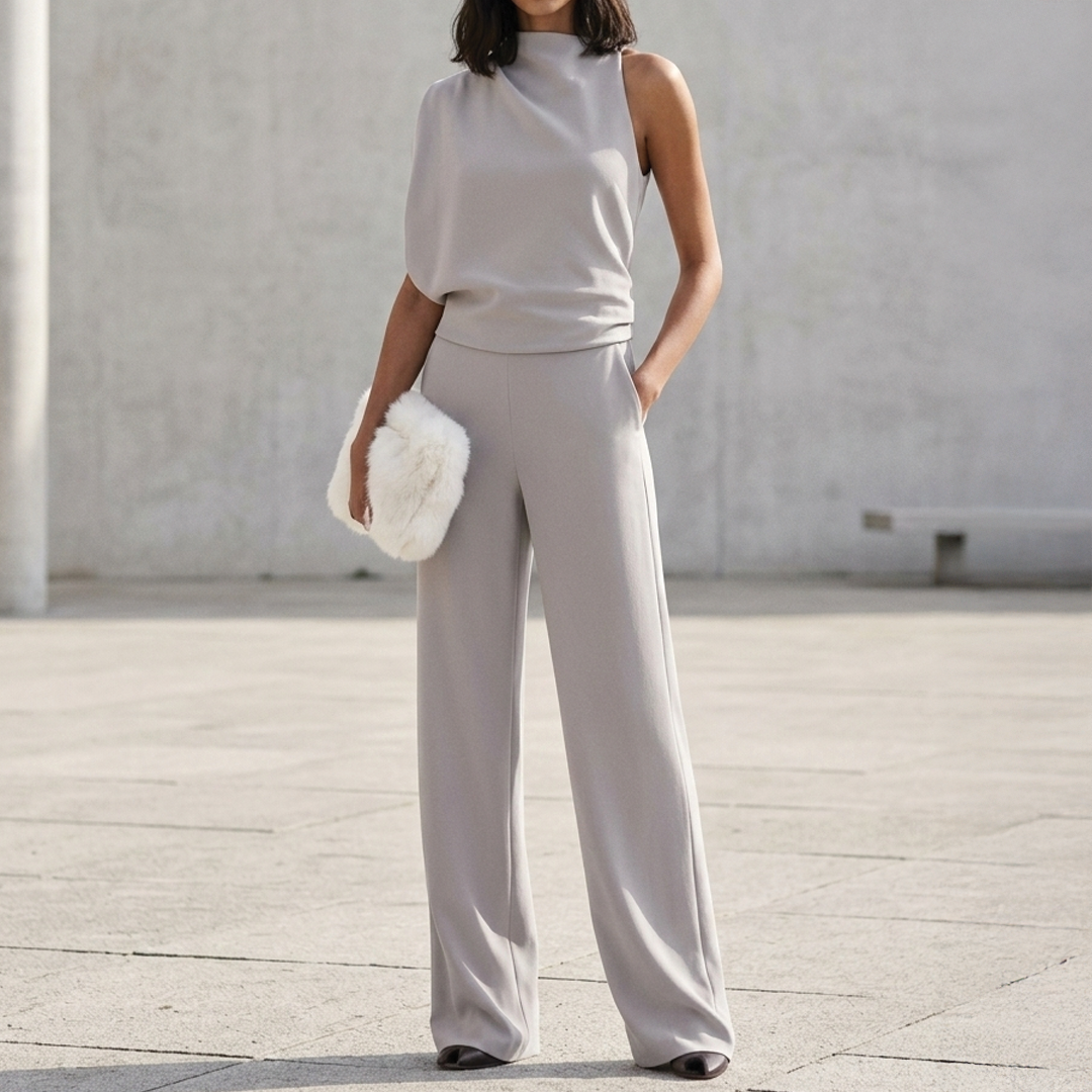 Clara - Chic Sleeveless Jumpsuit for Effortless Sophistication