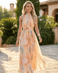 Women's Blossom Midi Dress - Elegant, Flowy Midi for Any Occasion