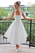 Ariana Women's Halter Midi Dress - Elegant Wedding-Guest Look