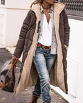 Women's Reversible Long Winter Jacket – Stylish, Warm, and Versatile
