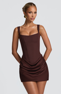 Women's Mini Hourglass Dress— Compact, Elegant Timepiece
